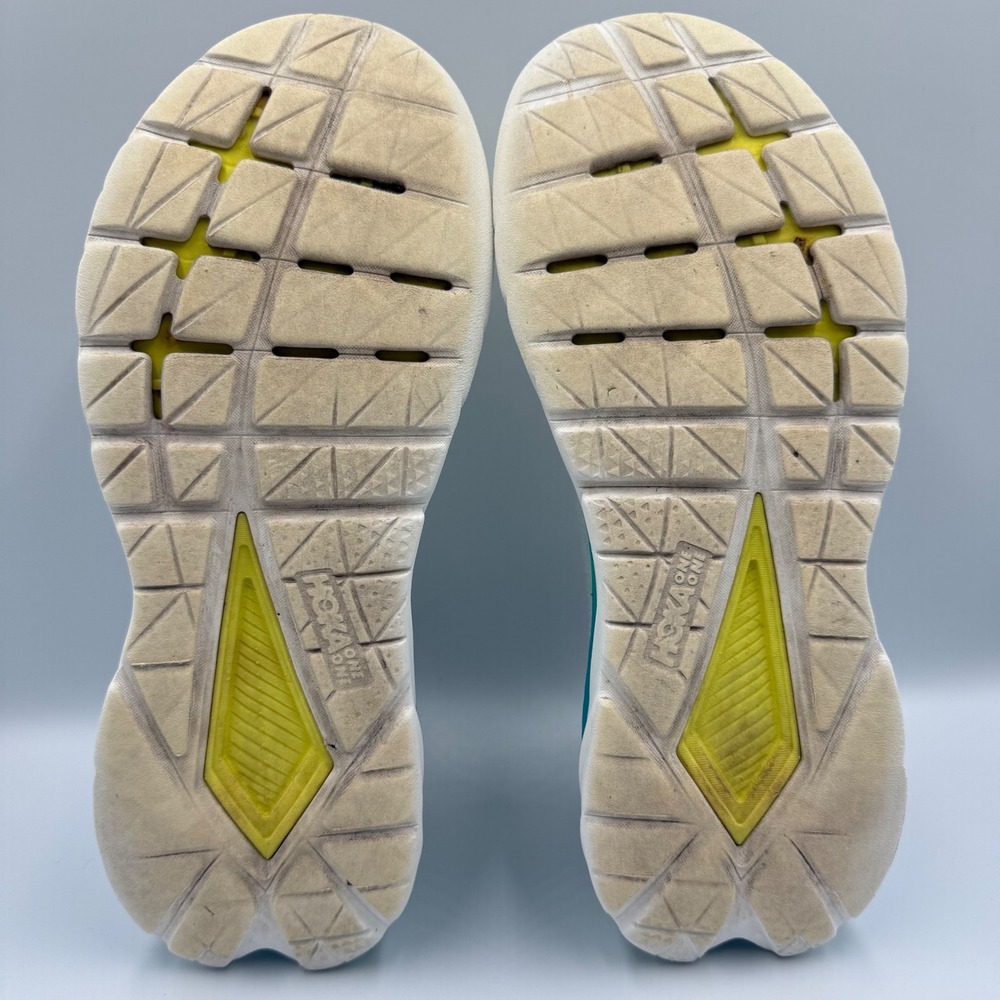 Hoka One One Mach 5 Womens Size 10 White Blue Running Shoes Sneakers 1127894WBGL - Picture 8 of 10